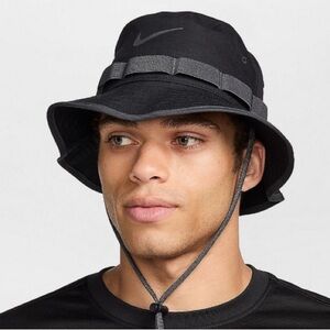 Nike Apex Black and Gray Bucket Hat NWT